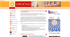 Desktop Screenshot of opocno.cz