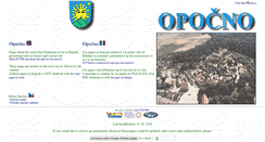 Desktop Screenshot of city.opocno.cz